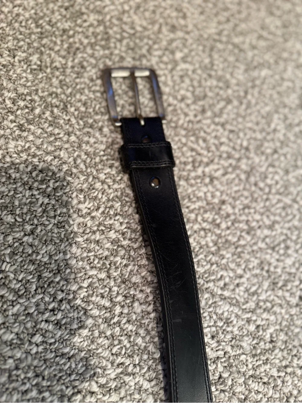Black Carhartt Hamilton Leather Belt 38 Inches